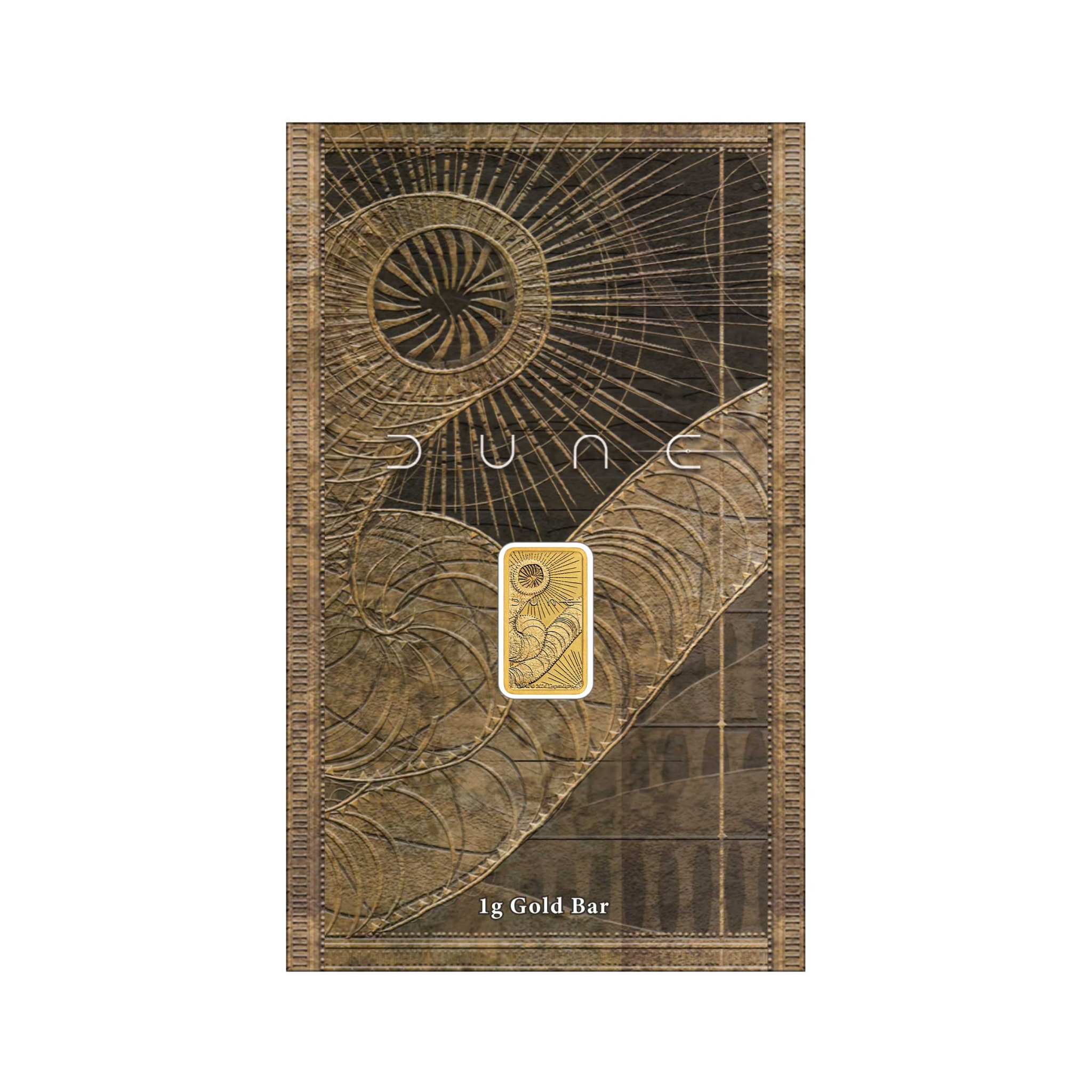 DUNE 1g Gold Minted Bar
