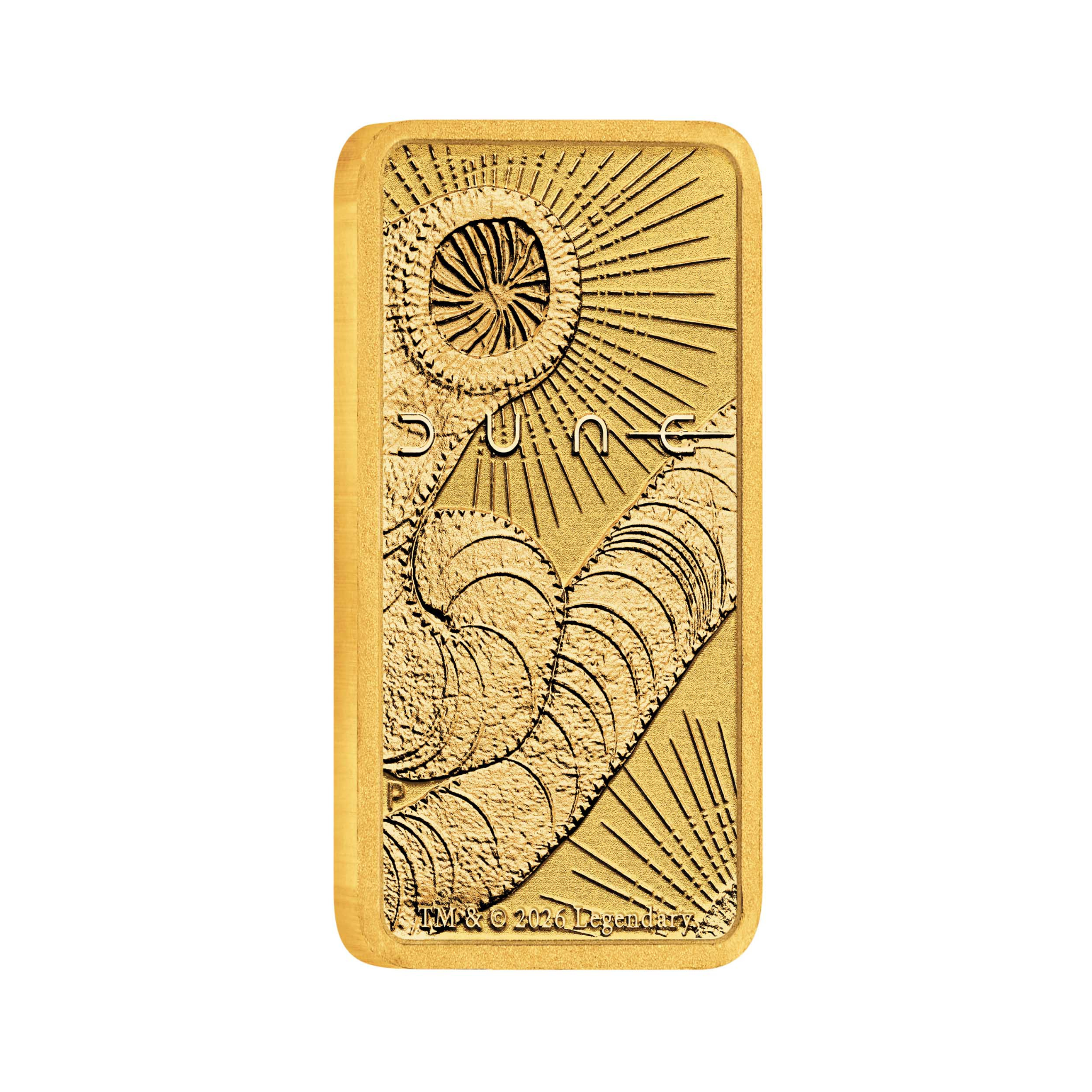 DUNE 1g Gold Minted Bar