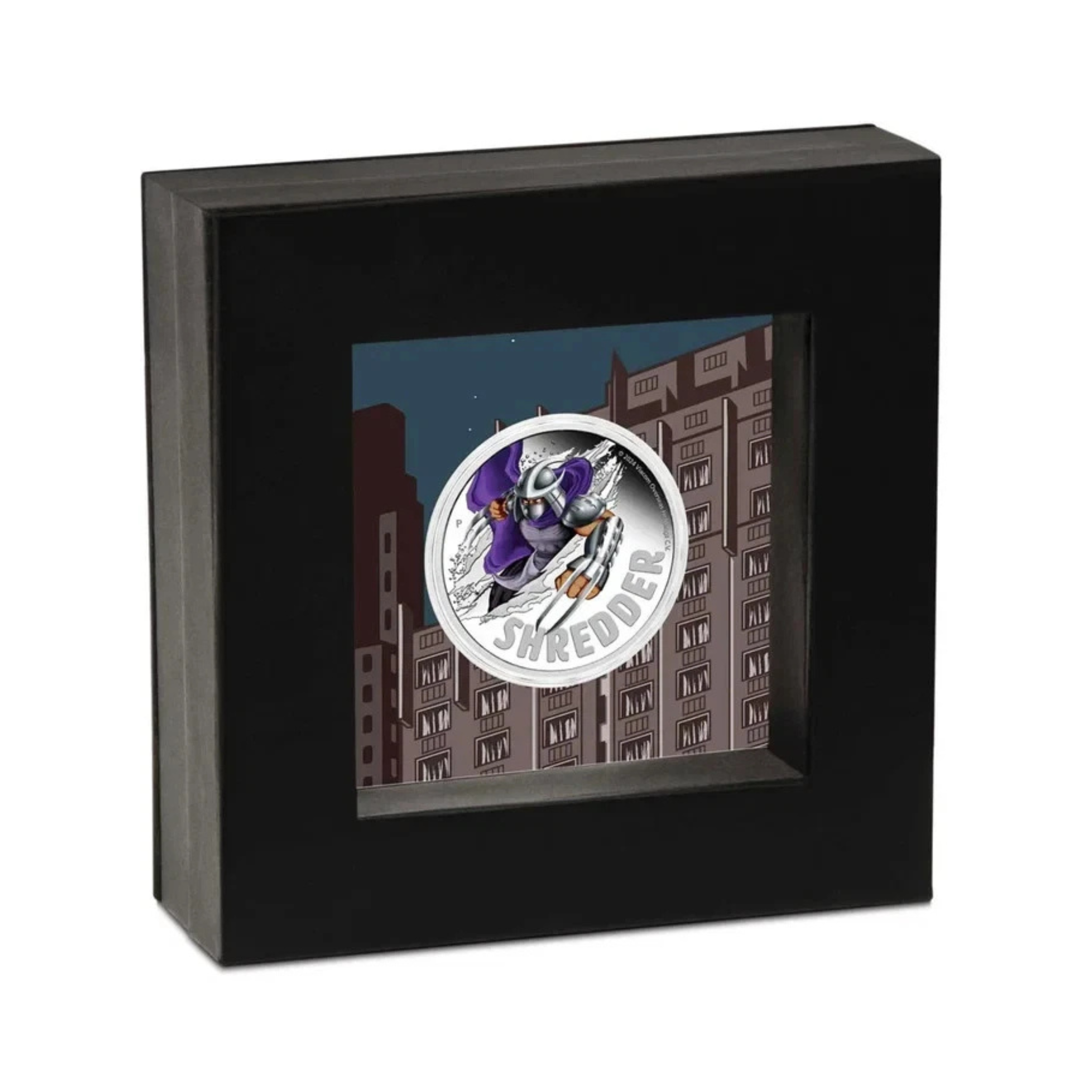 2024 Teenage Mutant Ninja Turtles 1oz Silver Proof Coloured Coin - SHREDDER